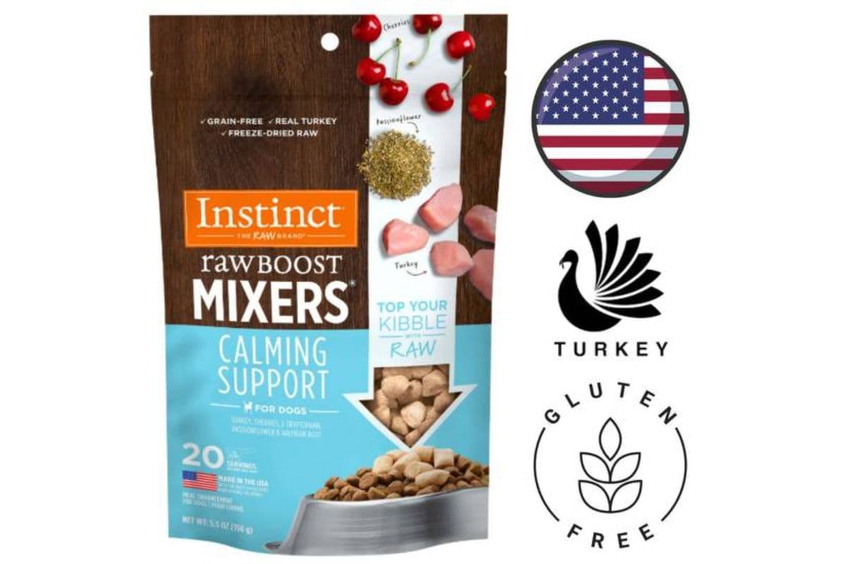 Instinct Raw Boost Mixers Calming Support Freeze Dried Dog Food Topper (5.5 oz)