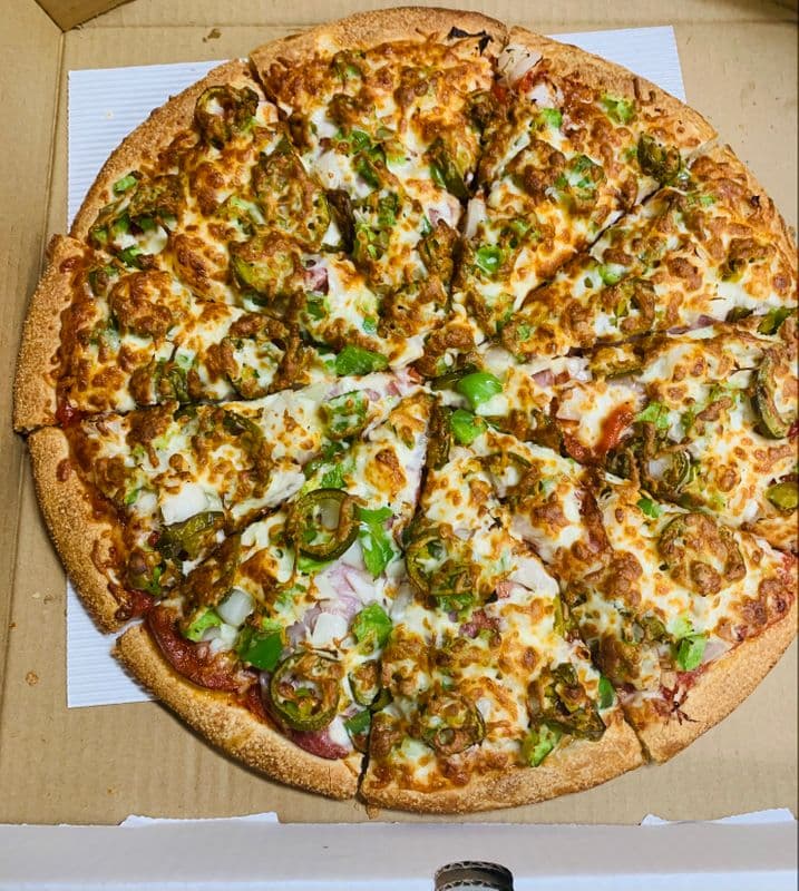 Large Hot and Spicy Pizza
