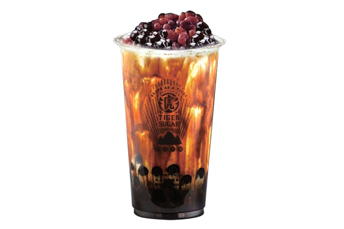 Black Sugar Red Bean/Boba Milk / 黑糖紅豆波霸厚鮮奶
