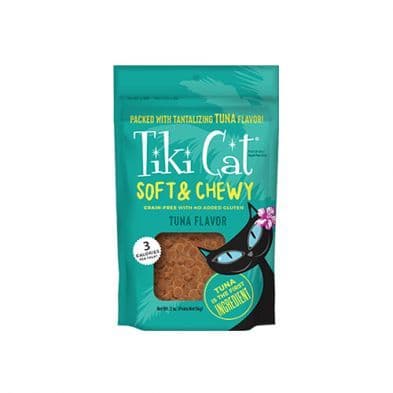 Tiki Cat Grain Free Soft & Chewy Tuna Cat Treats 2oz