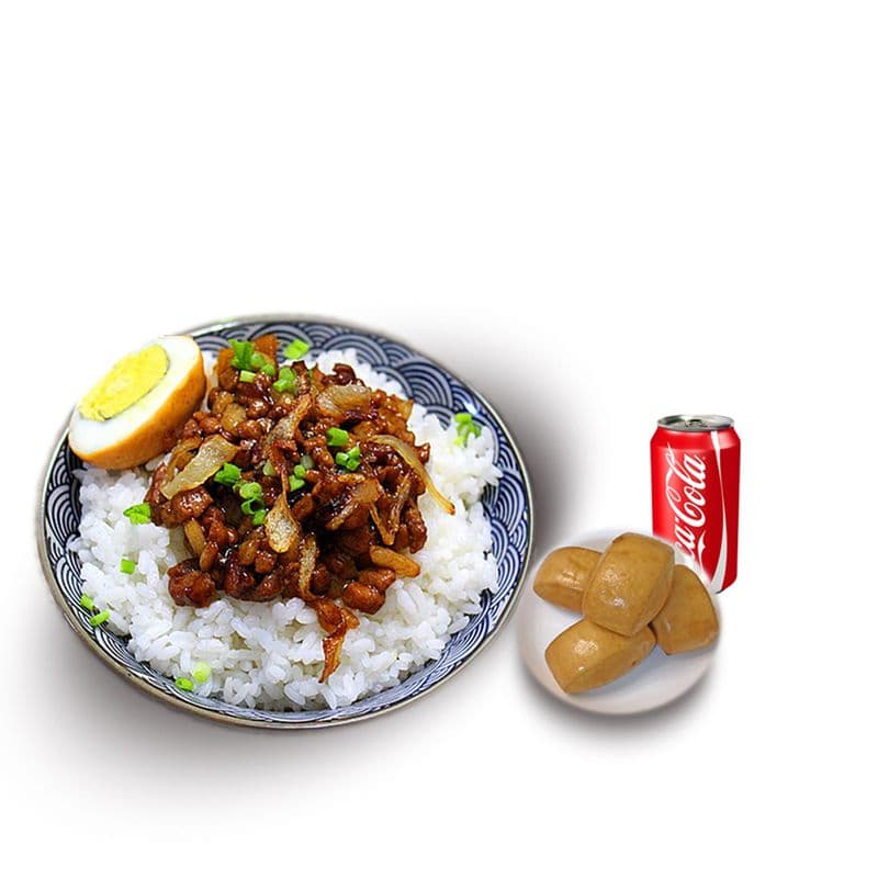 Braised Pork on Rice Combo 卤肉饭套餐