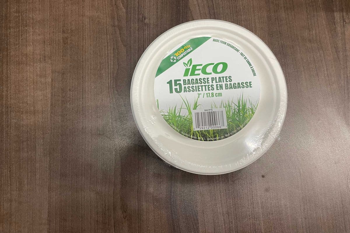 Bagasse Plate 7" 15pc (15 Pack)
