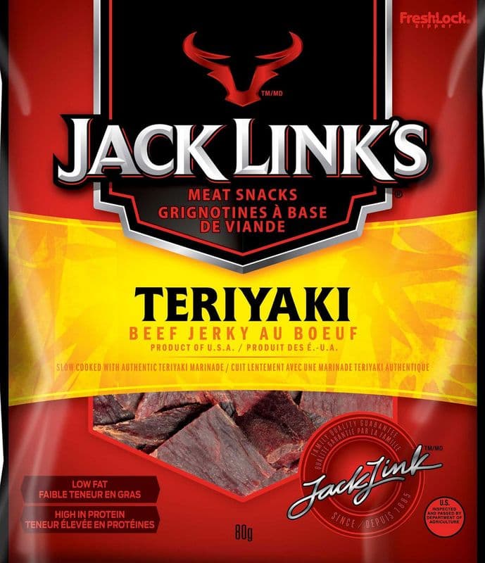 Jack Link's Beef Jerky Teriyaki 80g/ Jack Link's Teriyaki Beek Jerky