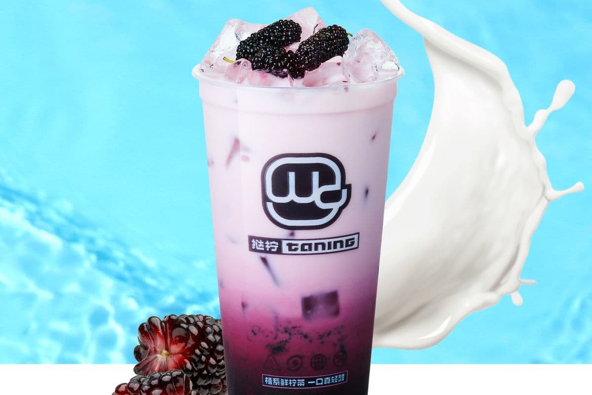 Mulberry Milk Tea 灵魂桑葚奶茶
