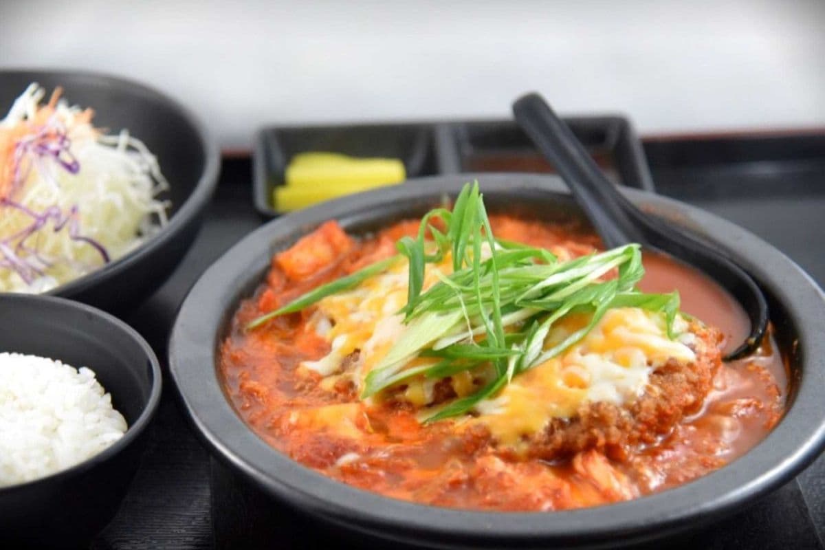 Kimchi Cheese Katsu Nabe