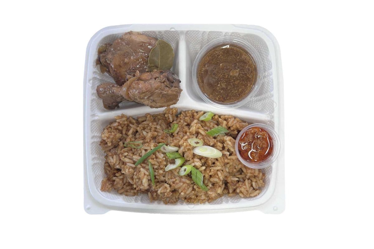 Chicken Adobo with Garlic Rice (Halal)