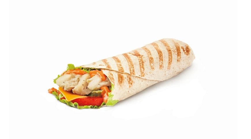 Crispy Spicy Buffalo Chicken Wrap