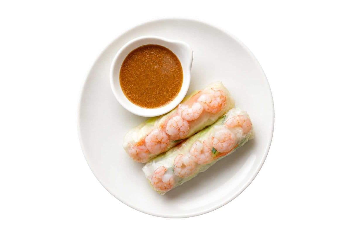 2. Shrimp Rice Paper Rolls (2 pcs)