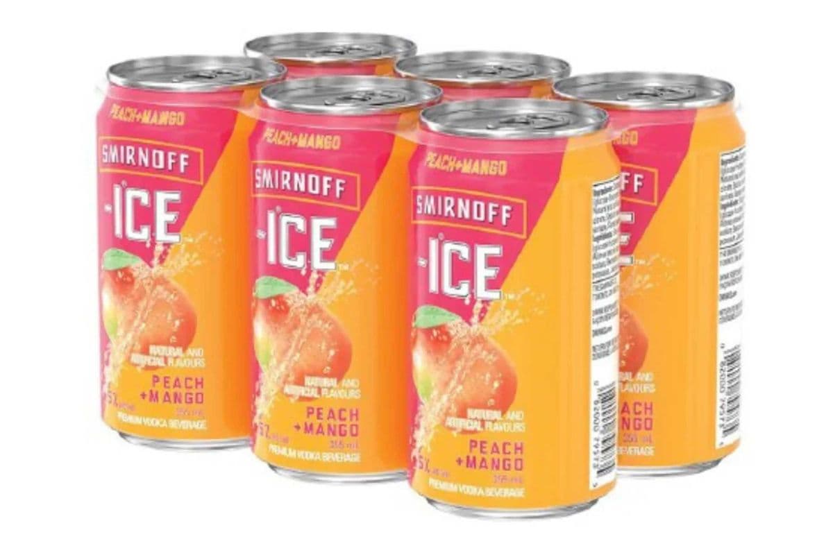 Smirnoff Peach Mango (6 x 355 ml Cans)