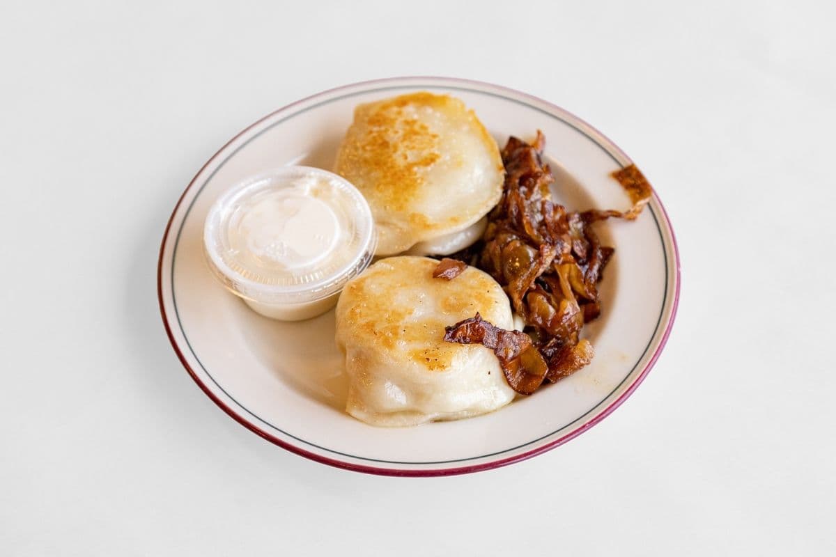 Potato Verenikas with Fried Onions