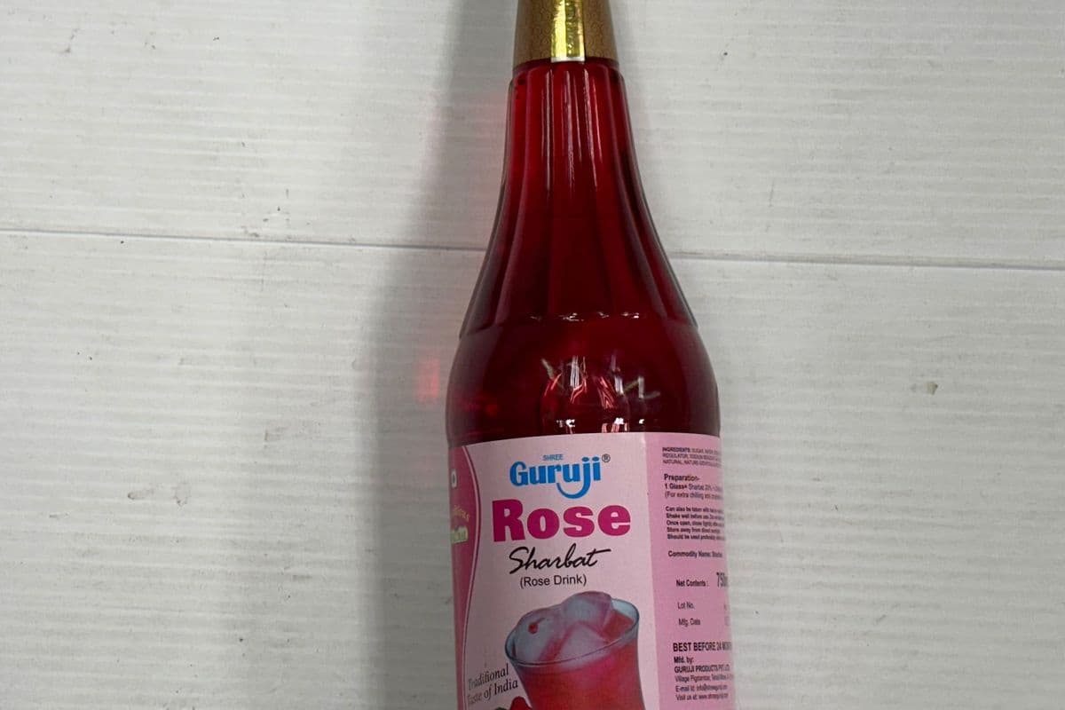 Guruji Rose Sharbat ( Rose Drink) (750 ml)