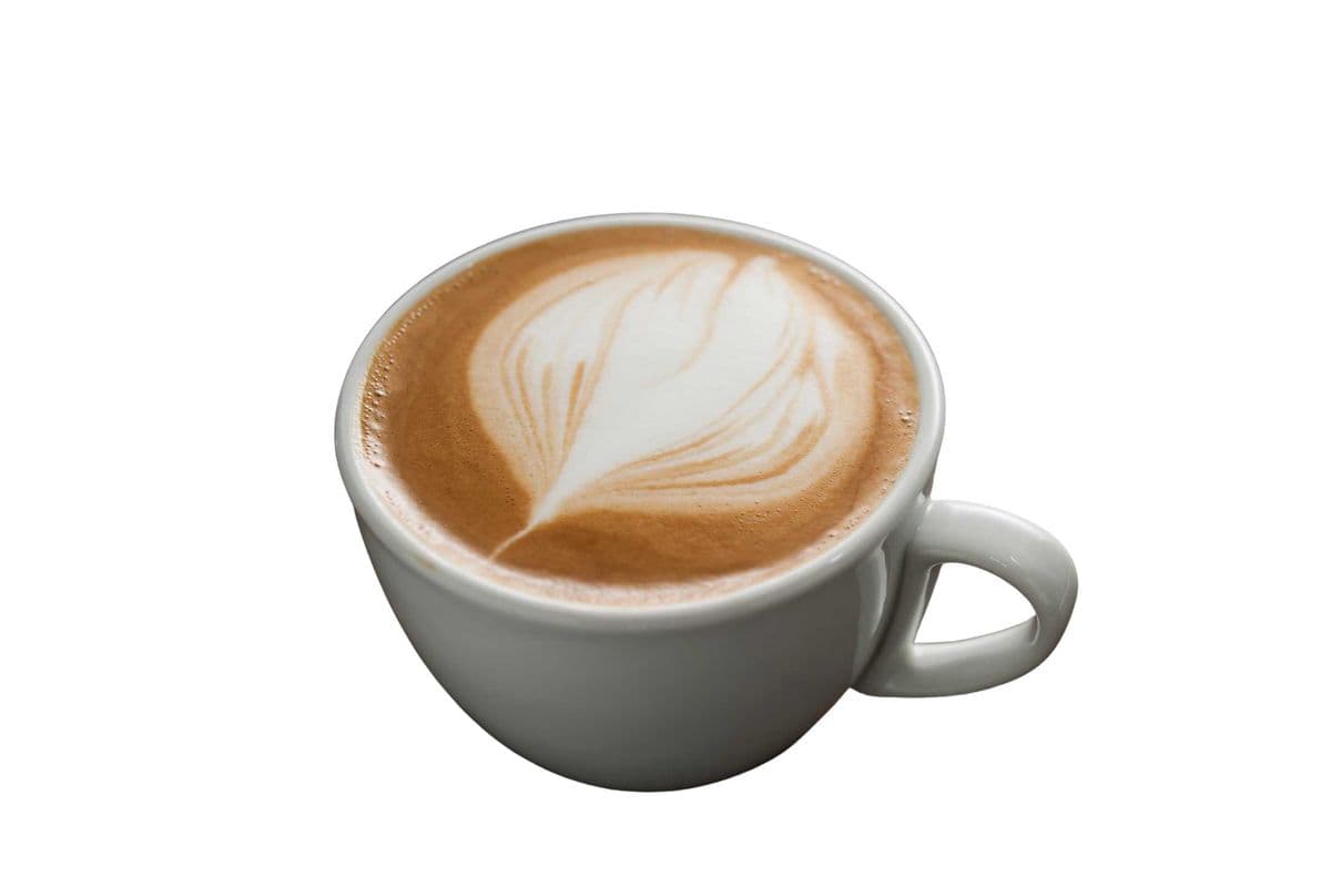 Hot Flat White Coffee