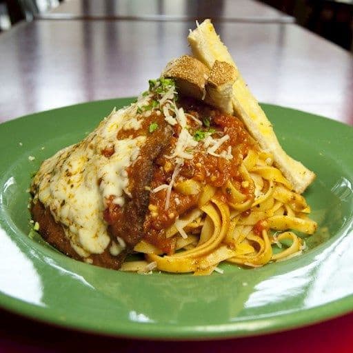 Veal Parmesan Pasta