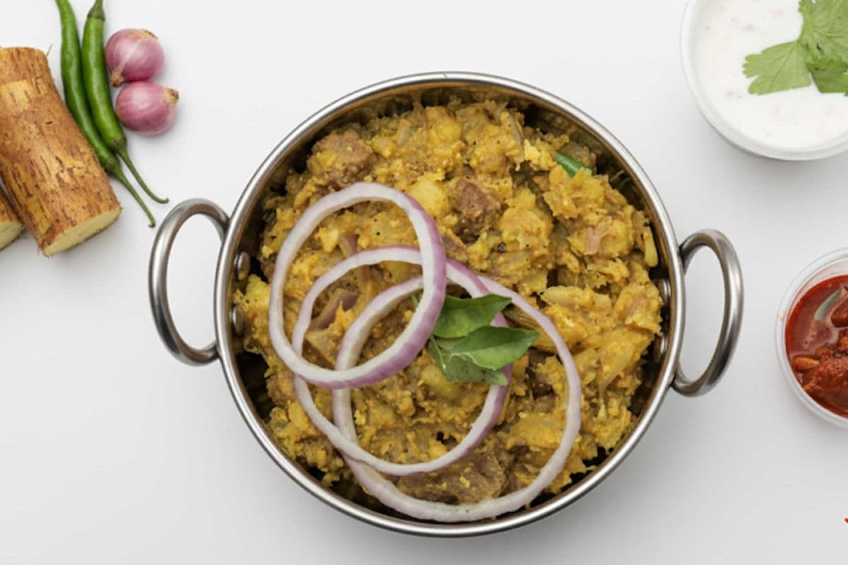 Cassava Beef Biryani (Kappa Biryani)