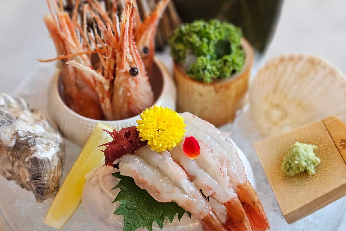 Botan Ebi Sashimi