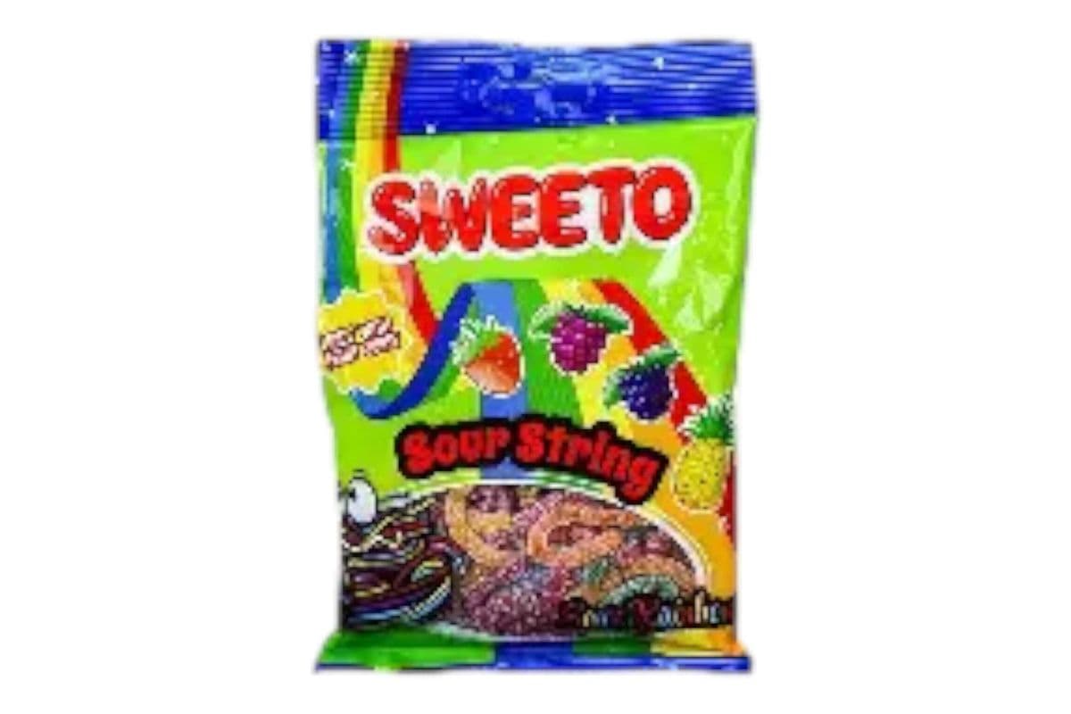 Sweeto Sour String Sour Rainbow (80g) (150 Cal)