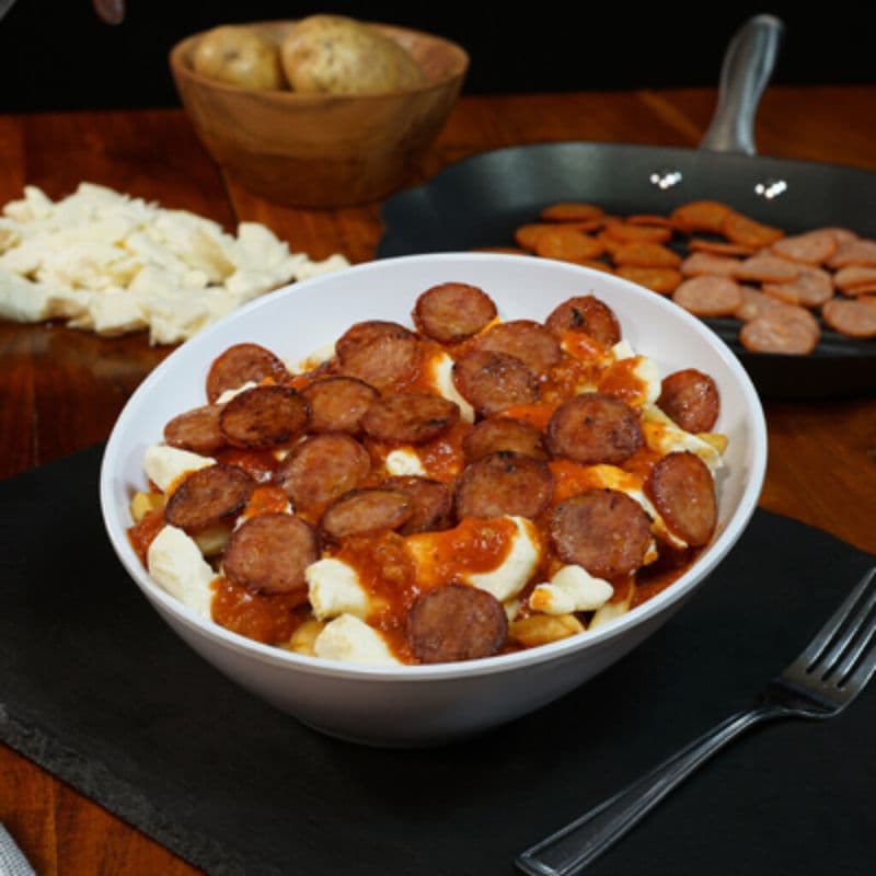 Grosse poutine Napolitaine / Grosse poutine Napolitaine