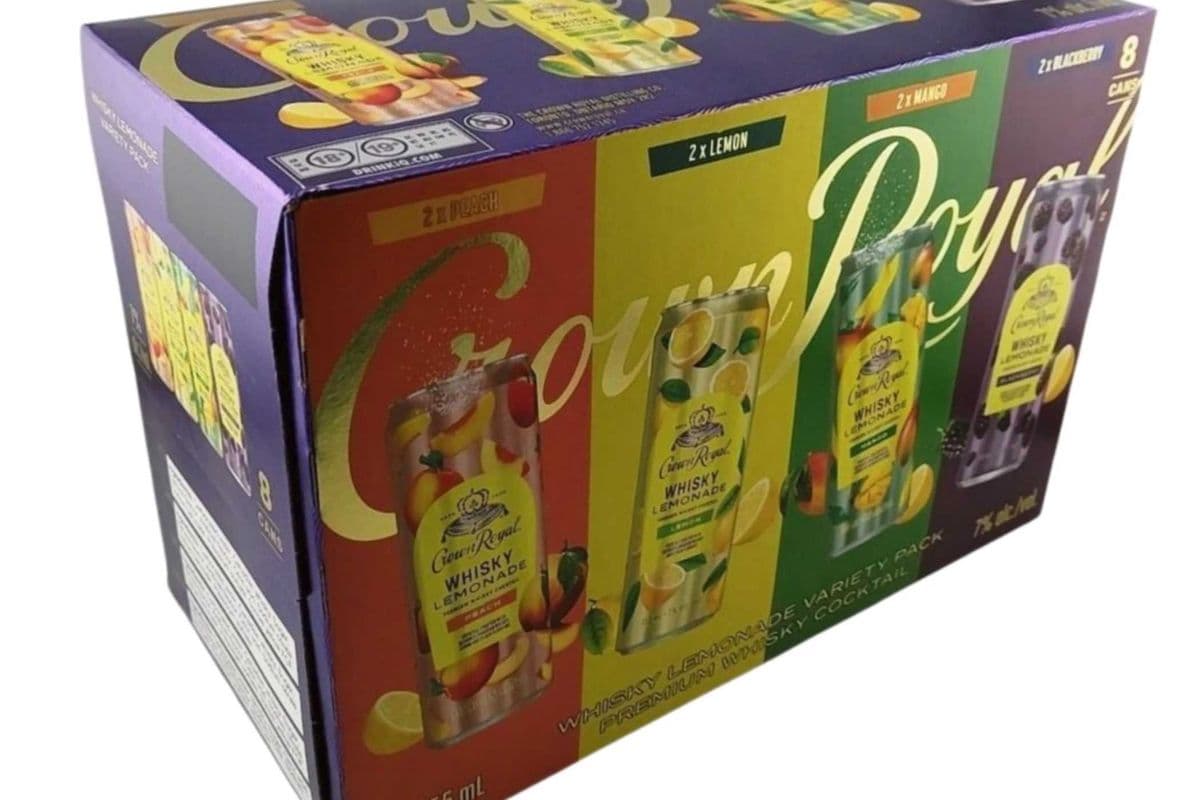 CROWN ROYAL WHISKY LEMONADE VARIETY PACK (1 x 8X355 ML)