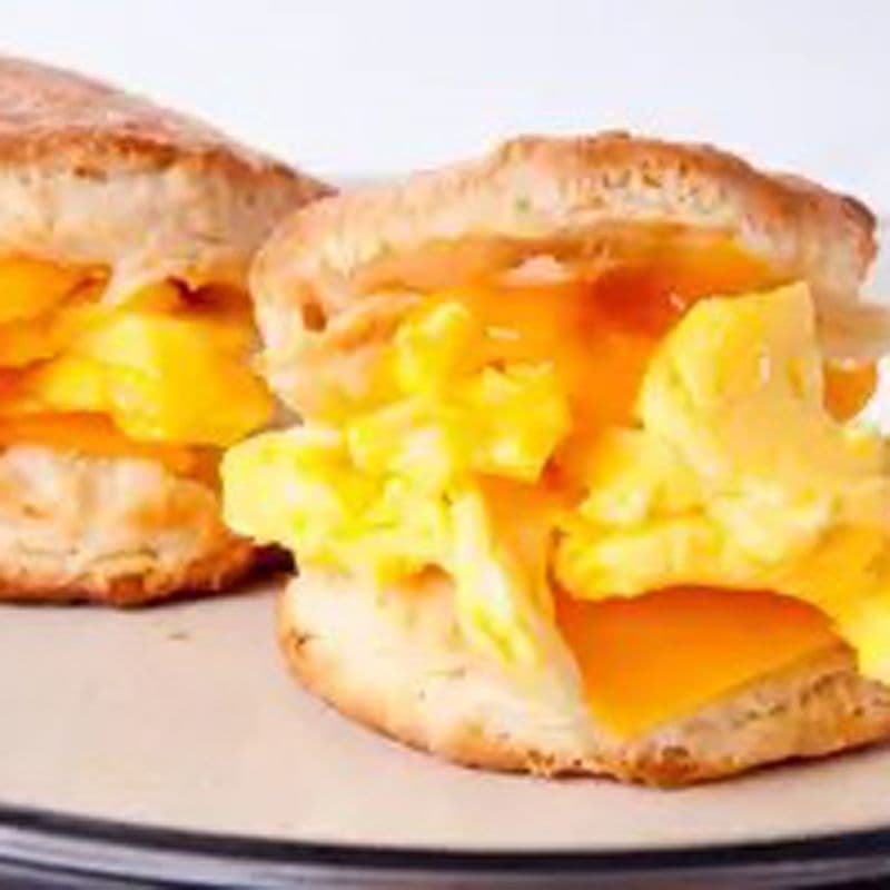 Egg, Cheese, and Bacon on English Muffin