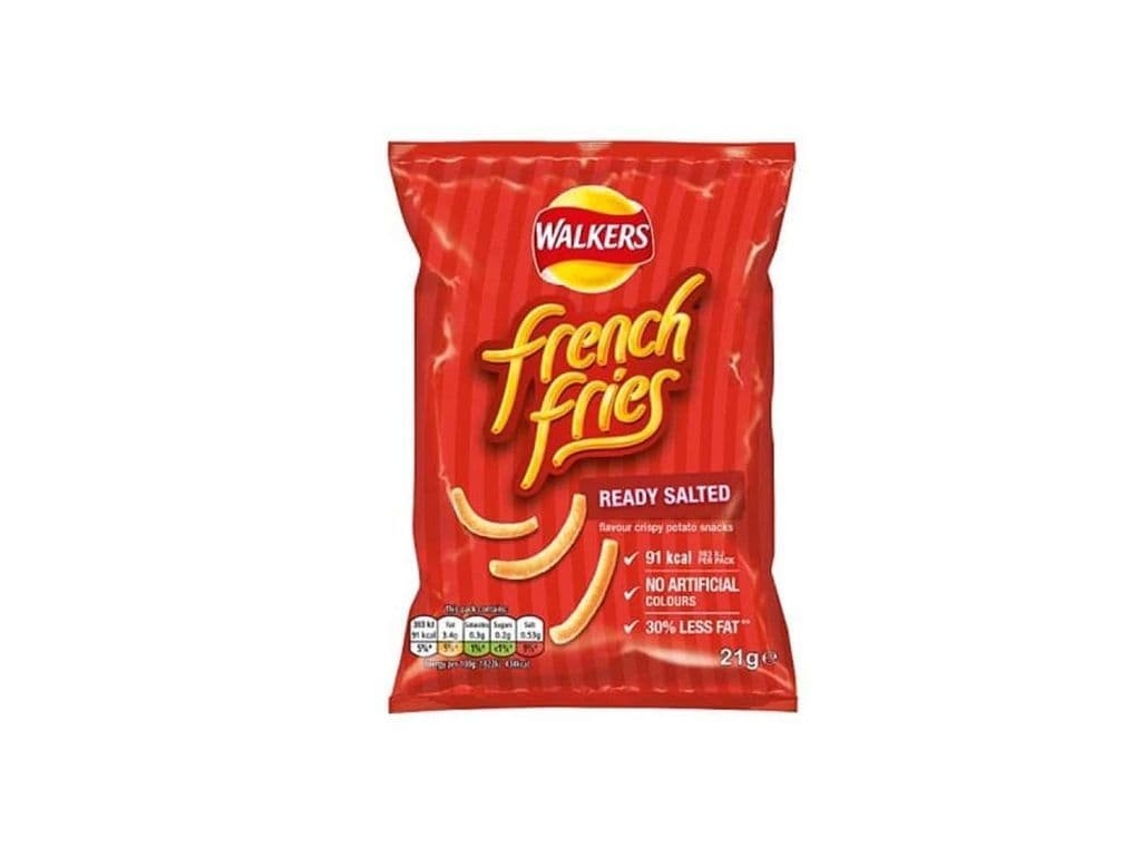 Walkers French Fries Ready Salted Crispy Potato Snack 21g UK