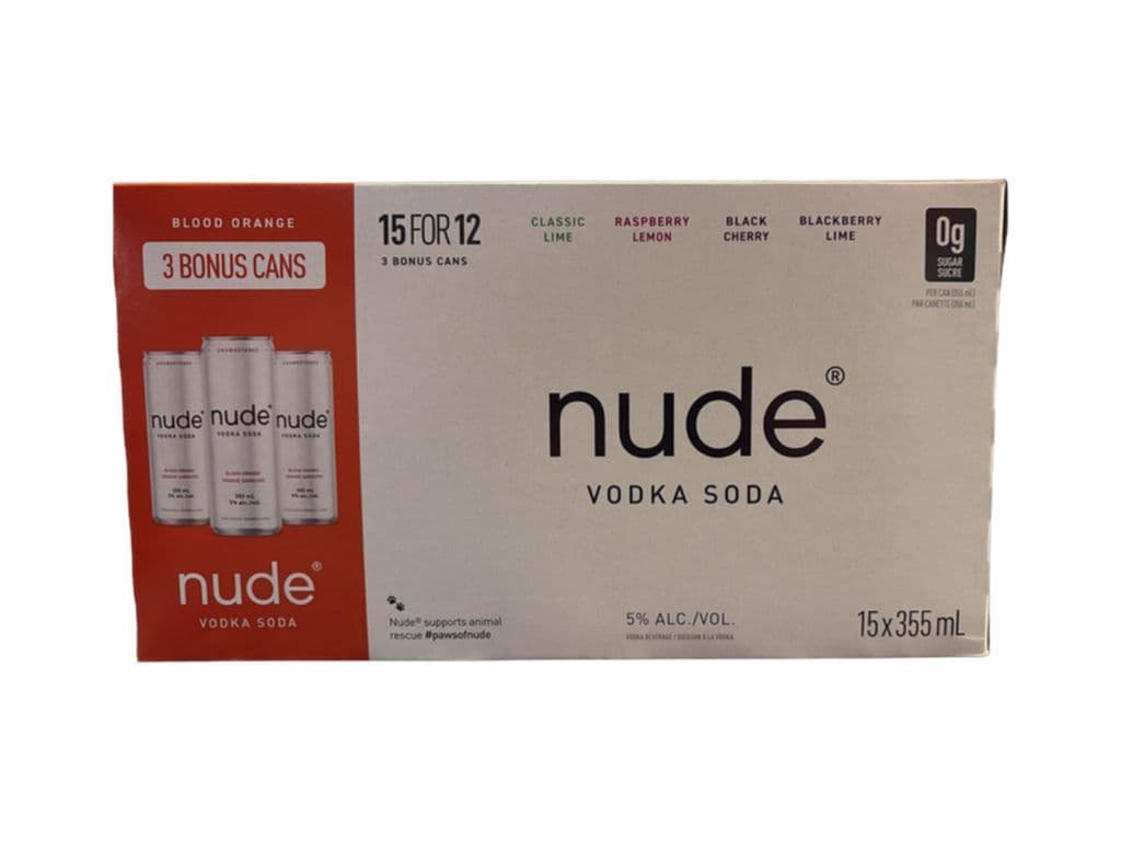 Nude Vodka Soda - Mixer Pack
