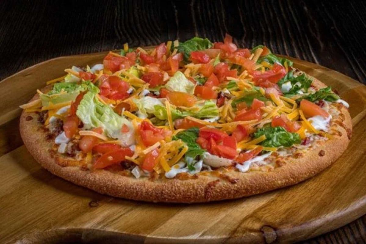 14" Beef Taco Pizza
