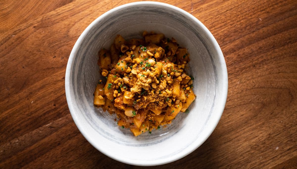 Vegetarian Korean Rice Cake