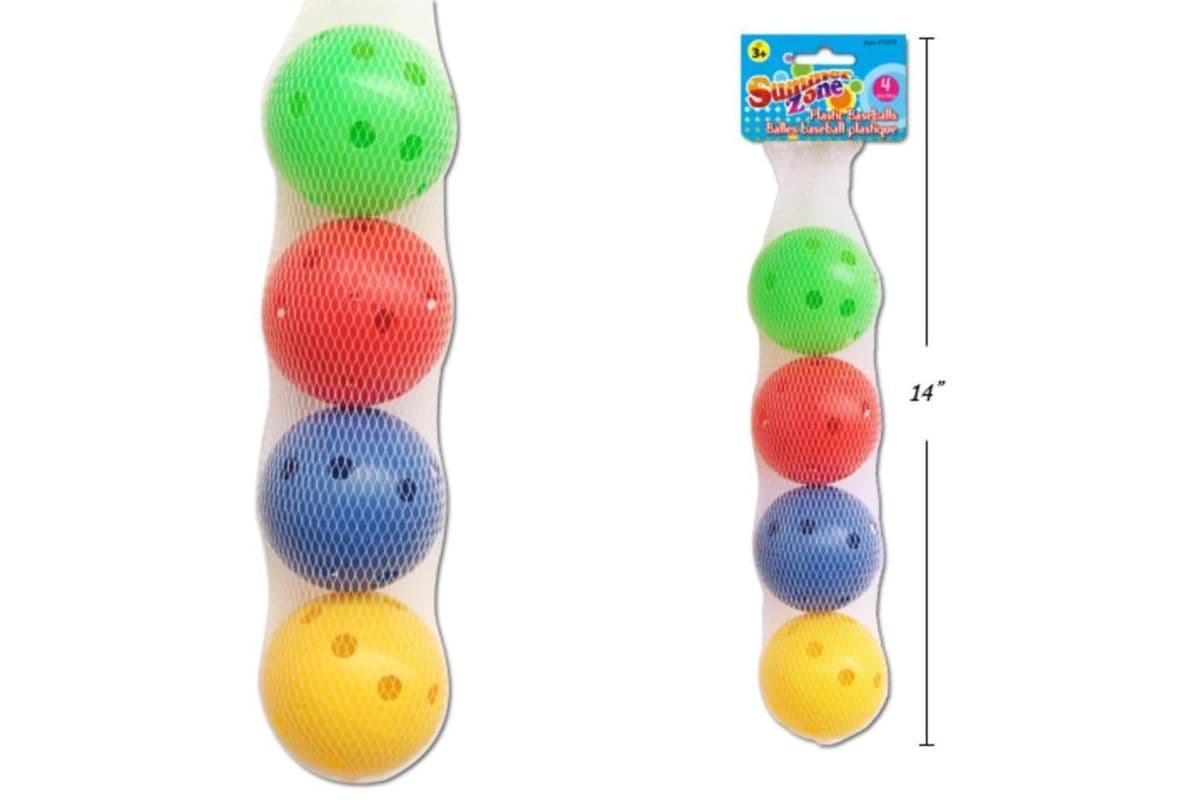 Baseball Plastic  (4 Pack)