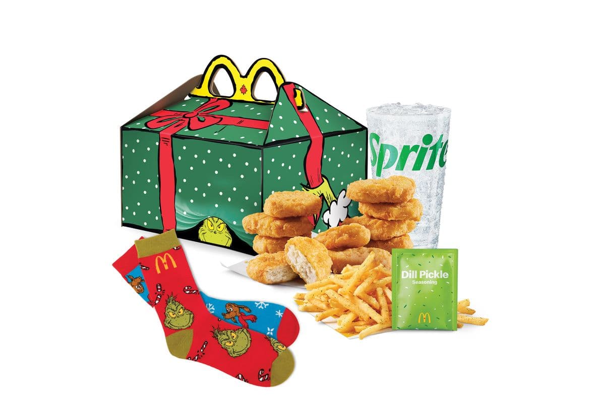 10 McNuggets - The Grinch Meal [860-1210 Cals]