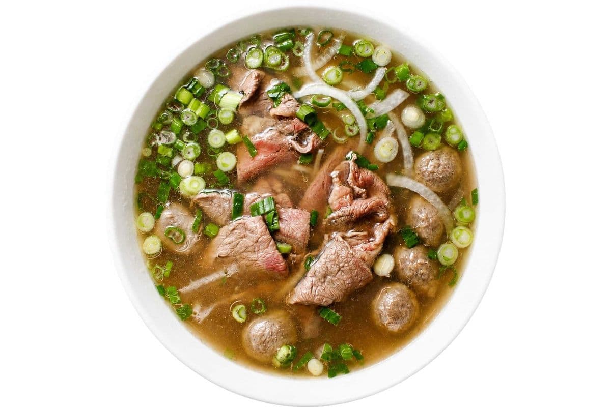 12. Raw Beef and Beef Ball Noodle Soup