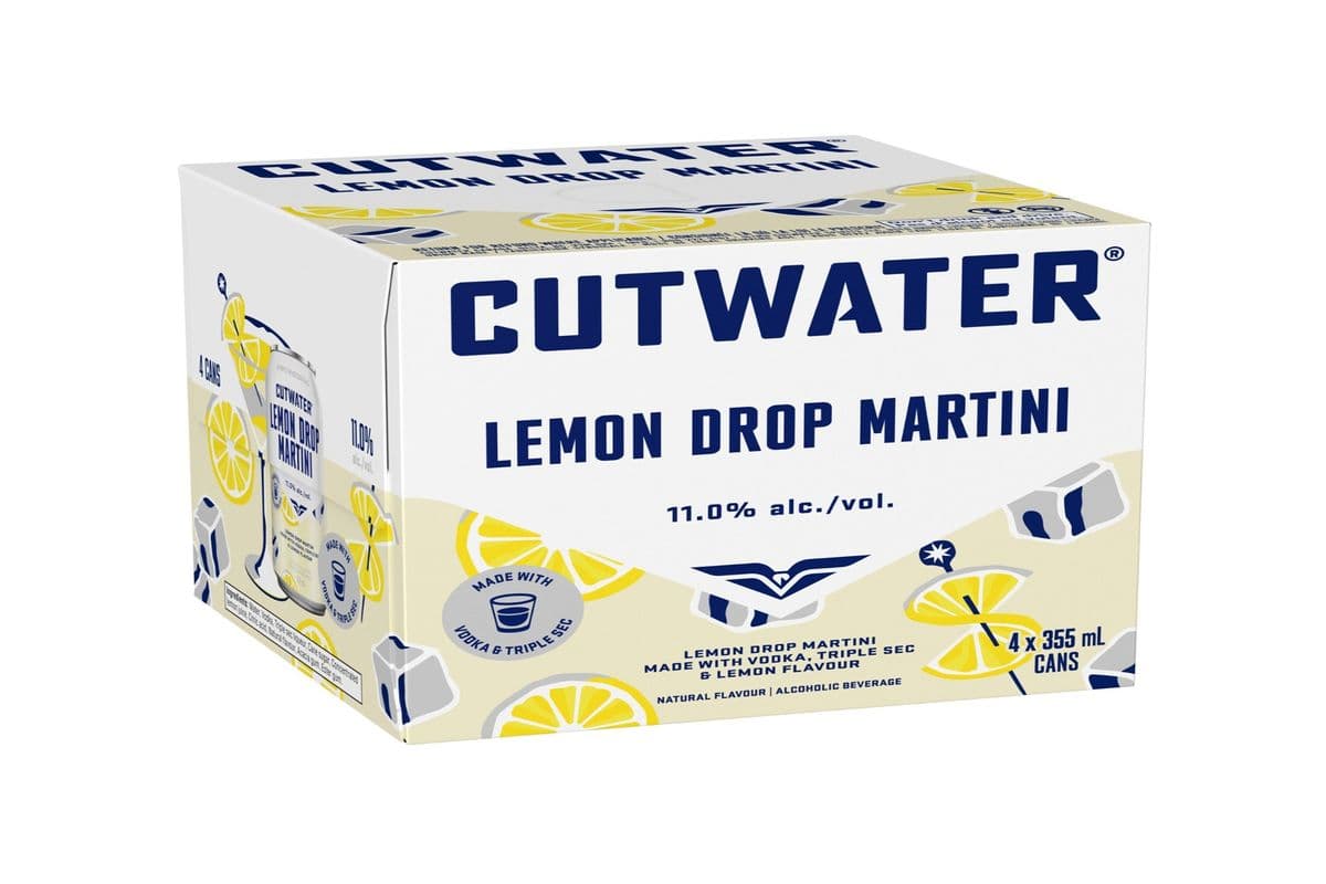 Cutwater Lemon Drop Martini (4 x 355ml)