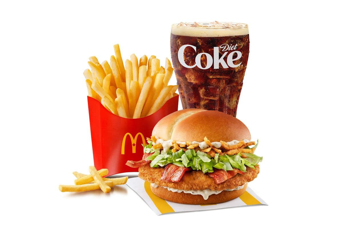 Caesar and Bacon McCrispy Extra Value Meal [950-1160 Cals]