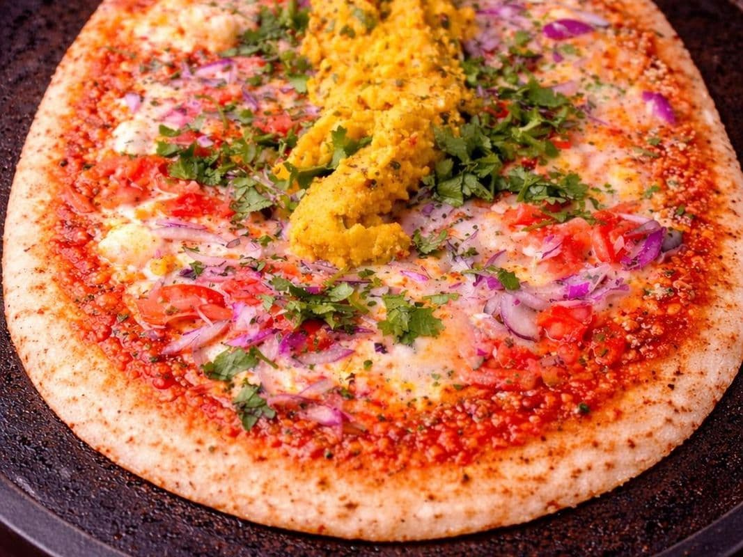 🌶🌶Spicy Woodapple Pizza Masala Dosa