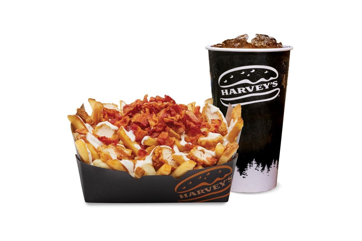 Large Chicken Bacon Ranch Poutine Combo