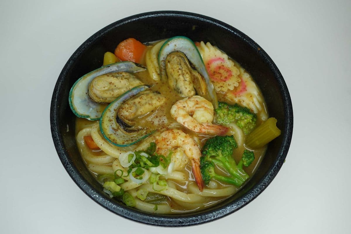 Seafood Curry Udon