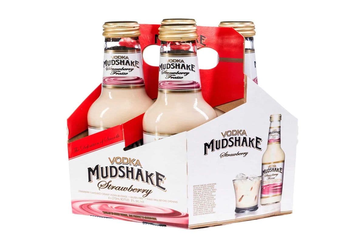 VODKA MUDSHAKE STRAWBERRY (4 PACK) (4 x 270ml)