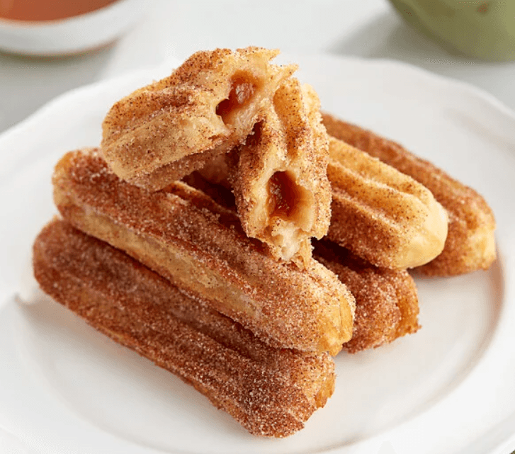 6 Pcs Caramel Filled Churro Sticks