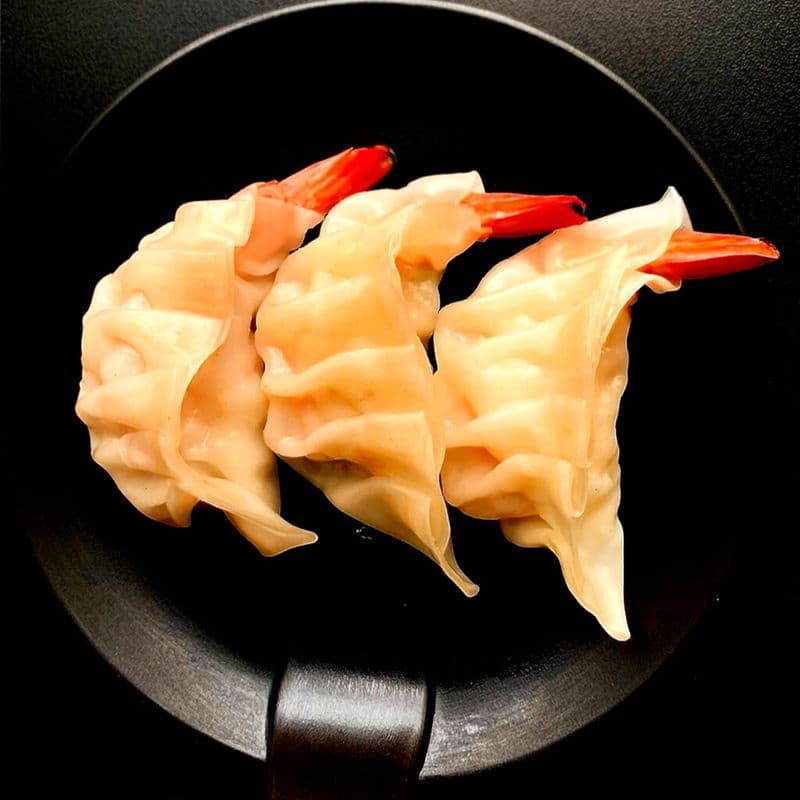 CREVETTE MANDOO VAPEUR (3 MCX) / STEAMED SHRIMP MANDOO (3 PCS)