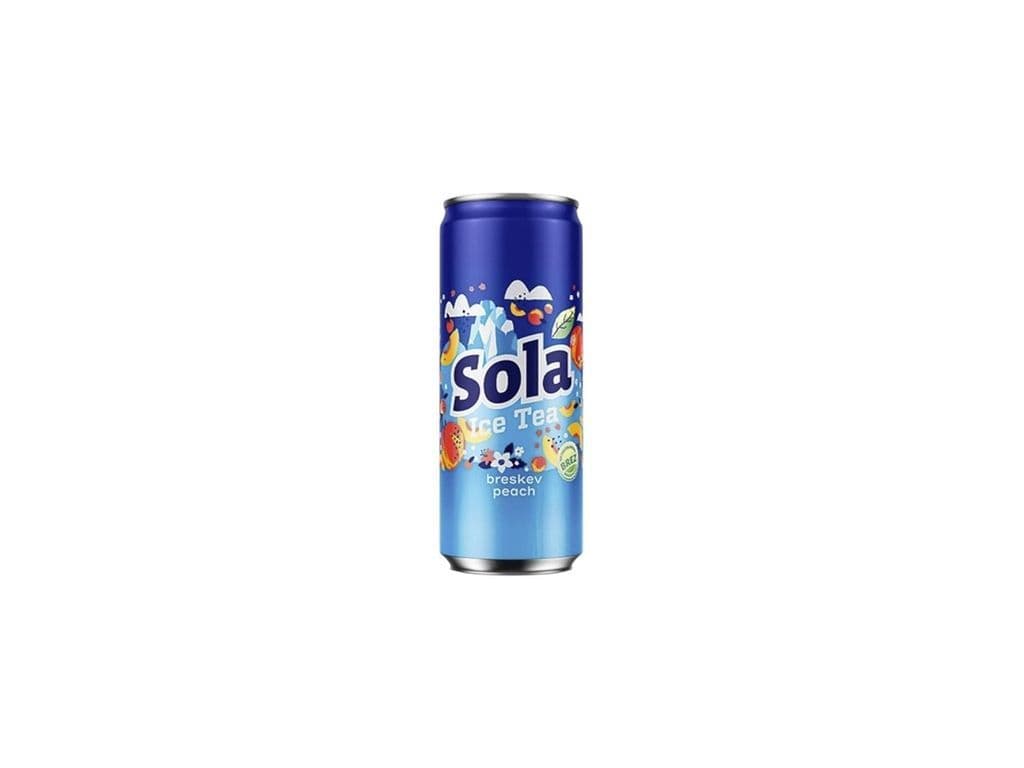 Sola Ice Tea Peach 330ml Balkan Beverage 