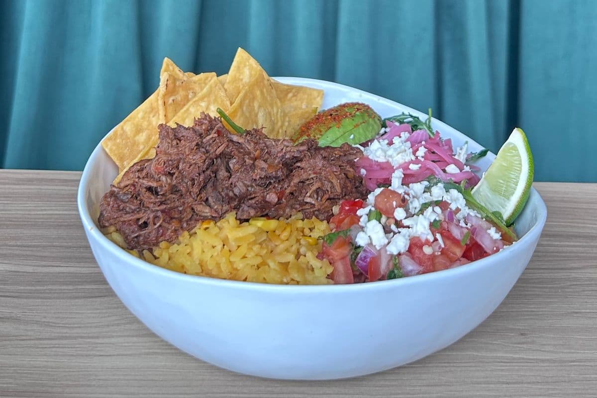 Beef Barbacoa Burrito Bowl GF
