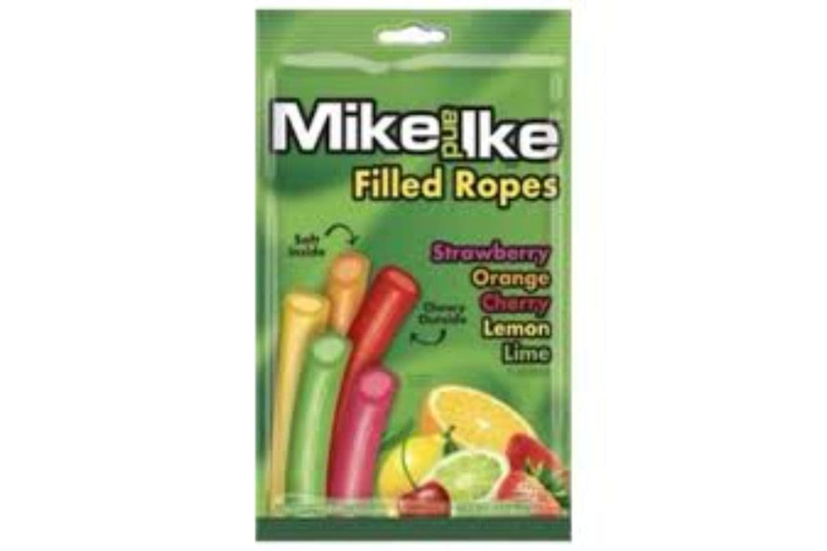 Mike & Ike Licorice Filled Ropes