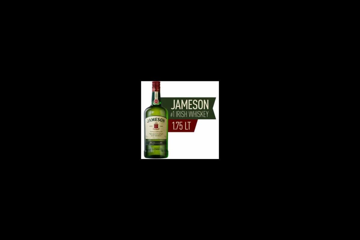 Jameson Irish Whiskey (1.75 L Bottle) (1 x 1750ML)