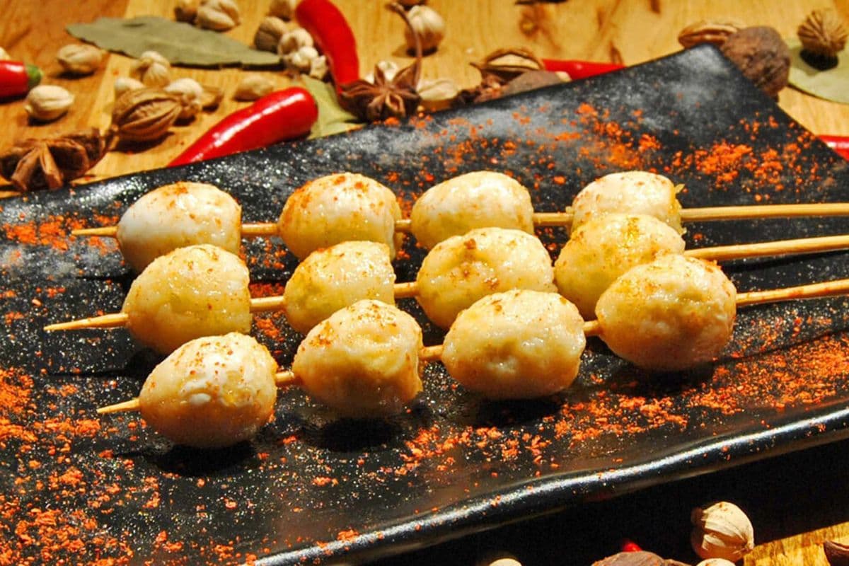 quail eggs(2 incl.)炭烤鹌鹑蛋(2串)