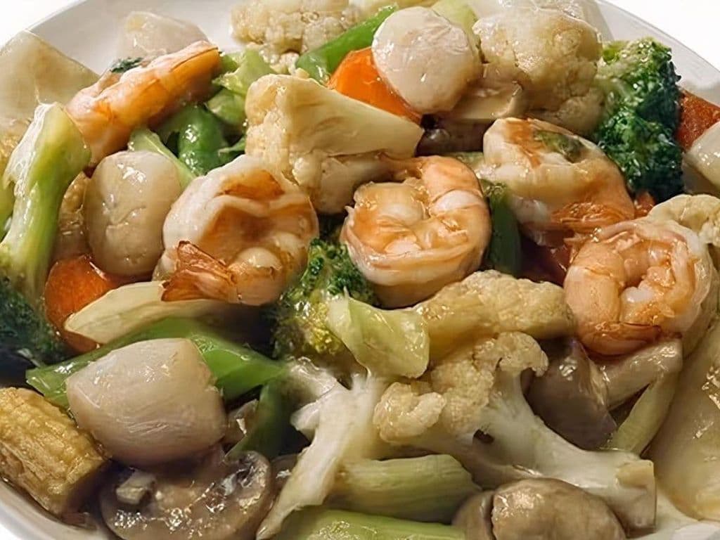 [1207] Shrimp & Scallop Stir Fry