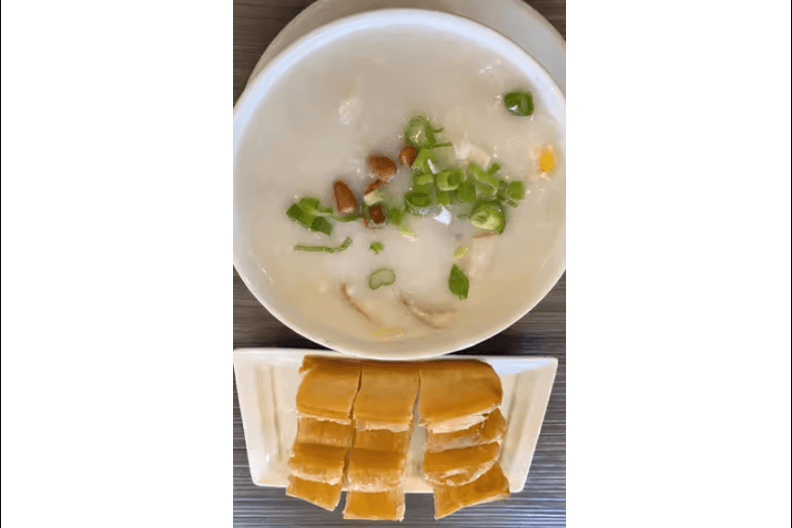 Congee and Chinese Donut 粥品套餐+油條