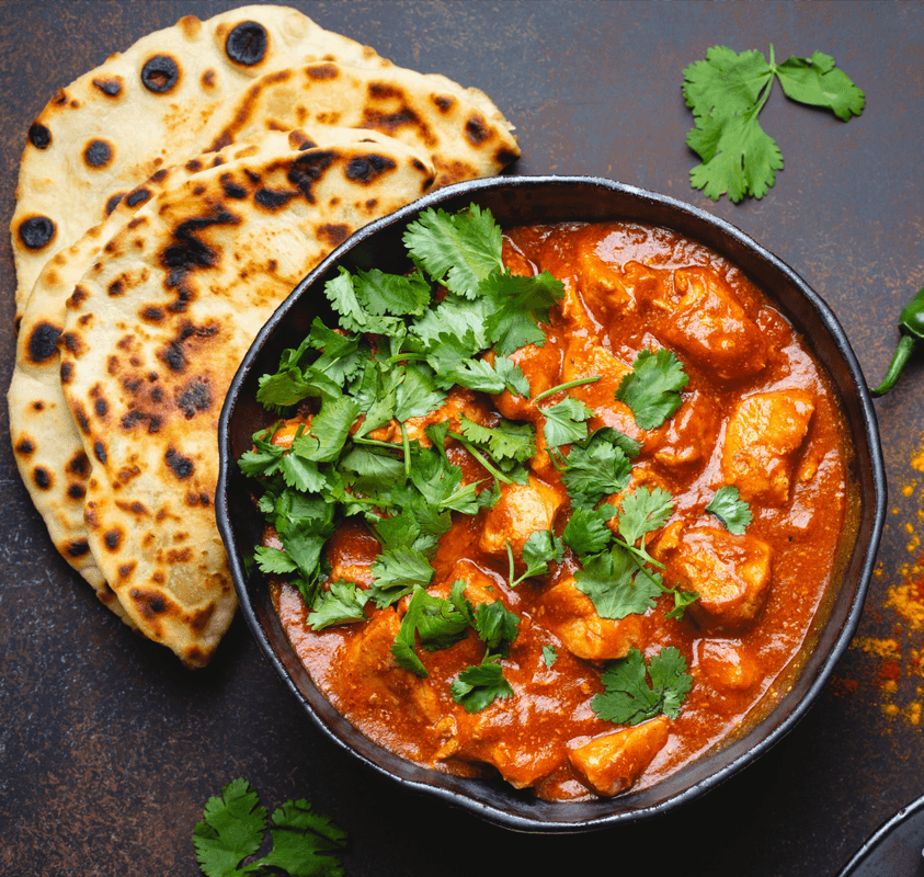 Butter Chicken & Naan