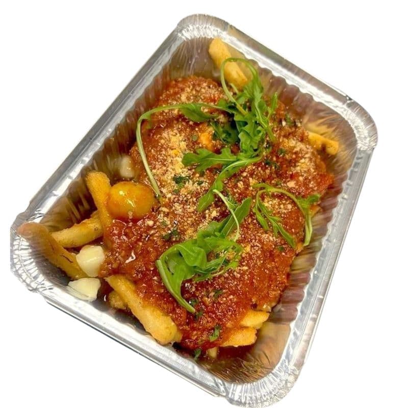 Beef Bolognese Poutine