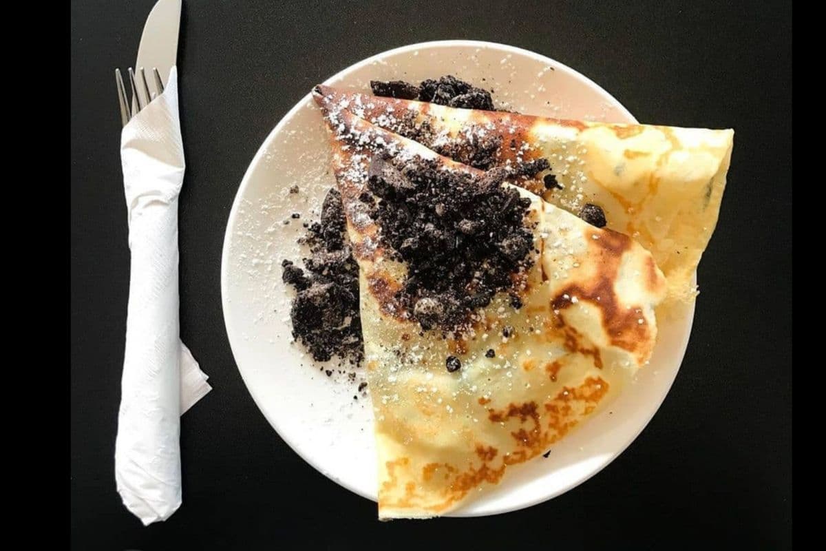 Oreo Cheesecake Crêpe