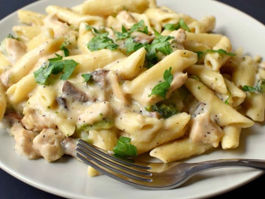 Grilled Chicken Béchamel Pasta 