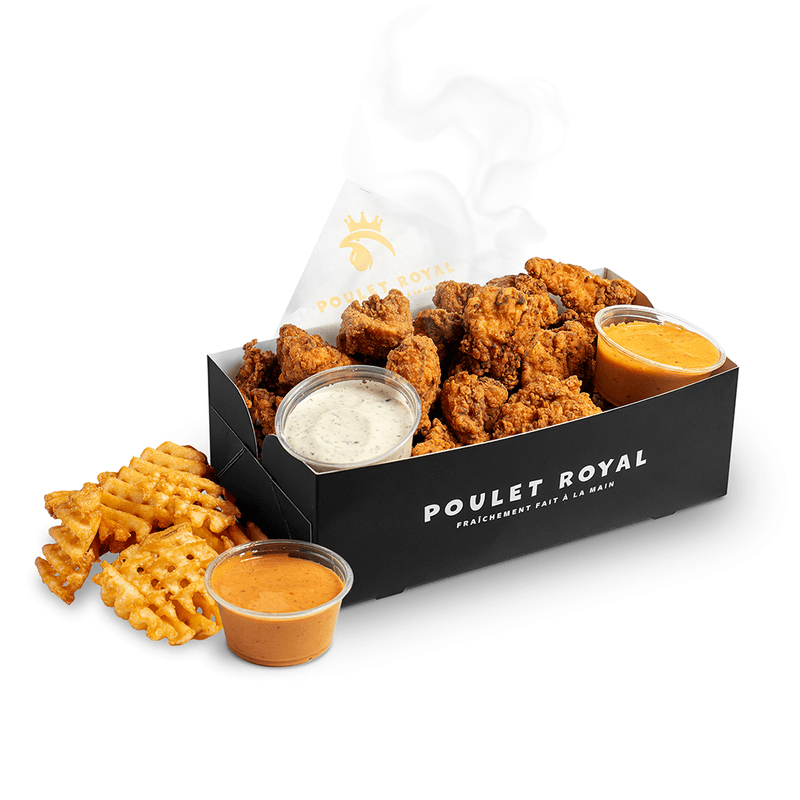 Combo Bouchées de poulet (20 morceaux) / Chicken Nuggets Combo (20 pieces)